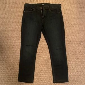 New w/o Tags! PAIGE Sz 35 dark blue jeans